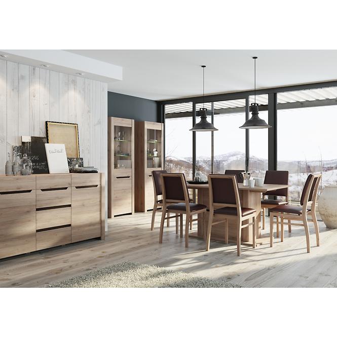Couchtisch Desjo 80cm Eiche San Remo,8