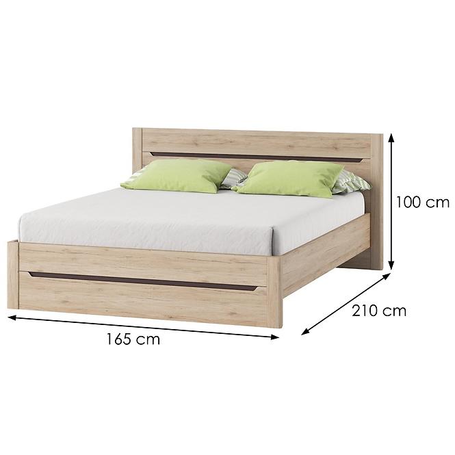 Bett Desjo 160 Eiche San Remo