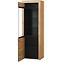 Vitrine Kama 97cm Eiche Carmague/Schwarz Matt,2