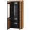 Vitrine Kama 97cm Eiche Carmague/Schwarz Matt,2