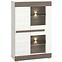 Vitrine Blanco 92cm Schnee Kiefer/New Grey