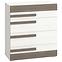 Kommode Blanco 86cm Schnee Kiefer/New Grey