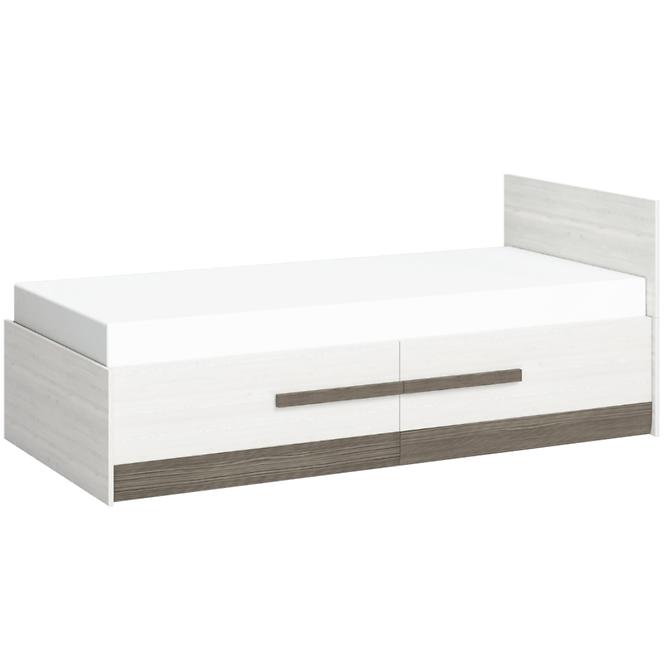 Bett Blanco 100cm Schnee Kiefer/New Grey