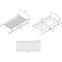 Bett Blanco 100cm Schnee Kiefer/New Grey,6