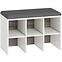 Schuhschrank Blanco 80cm Schnee Kiefer/New Grey,2