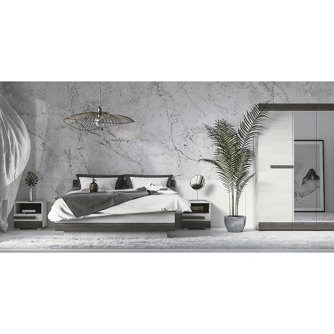 Spiegel Blanco 55cm Kiefer/New Grey
