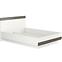Bett Blanco 150cm Schnee Kiefer/New Grey,2