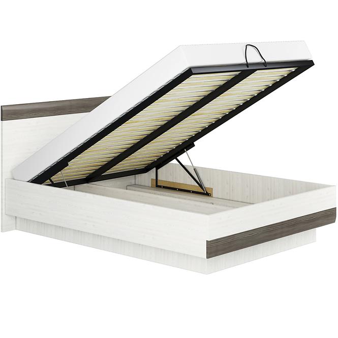 Bett Blanco 150cm Schnee Kiefer/New Grey