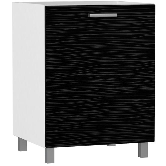 Küchenzeile Megan White/Black Hologram Line D60 P  Bb