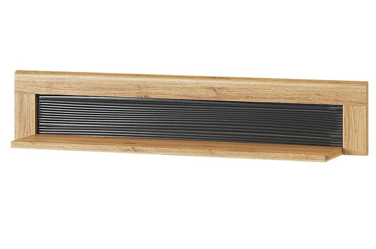 Regal Kama 119cm Eiche Camargue/Schwarz Matt