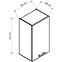 Küchenzeile Megan White Hologram Line W40 L Bb,2