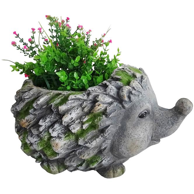 Igel mit Blumentopf UA18066