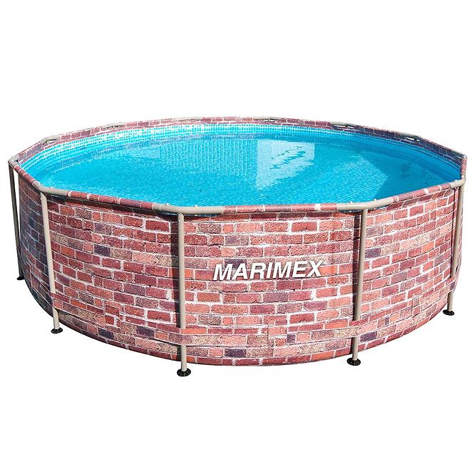 Pool FLORIDA 3,66X0,99 M ohne Zubehör  - Ziegelmotiv 