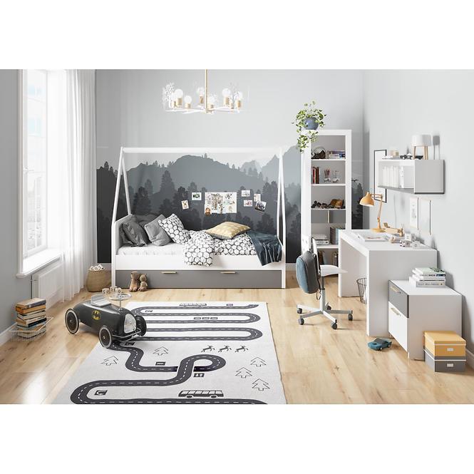 Regal Picolo 61cm Weiß/Grau