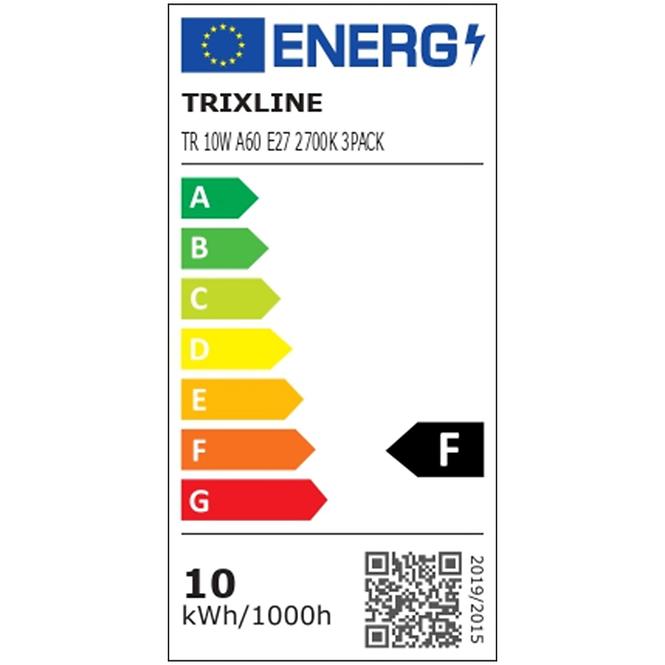 Glühbirne LED (3-PACK) A60 10W E27 2700K