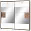 Schrank Livorno 215cm Eiche Wotan/Weiß