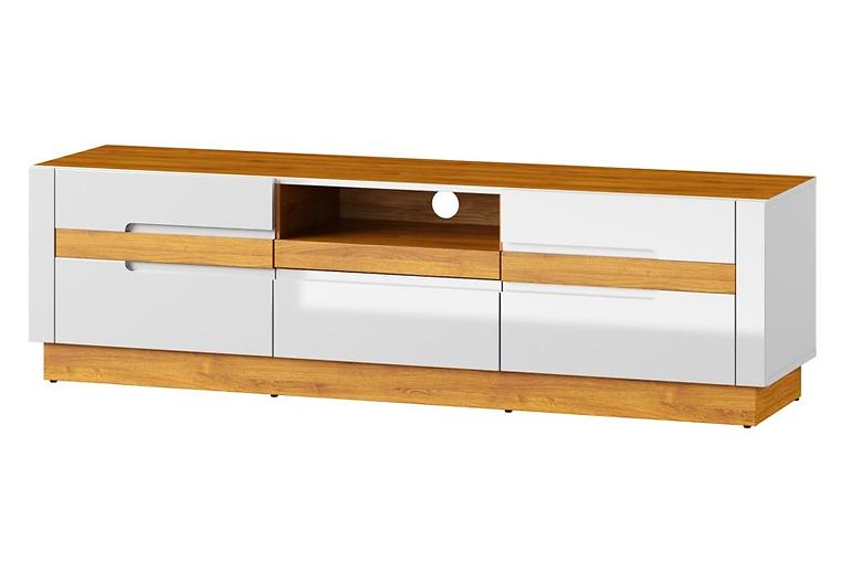 Tv Tisch Visio 160cm Eiche Camargue/Weiß