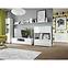 Wandgarderobe mit haken + regal  Selene  20 weiß glänzend,7