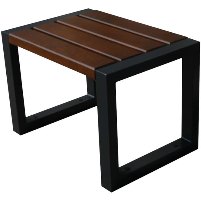 Stuhl aus Holz Modern ohne Rückenlehne Nuss,4