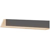 Regal Wow 130cm Graphit/Grüner Leguan/Eiche Nagano