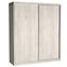 Schrank Maciej 208cm Eiche Craft Weiß