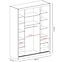 Schrank Maciej 180cm Spiegel Dub Craft Weiß,3