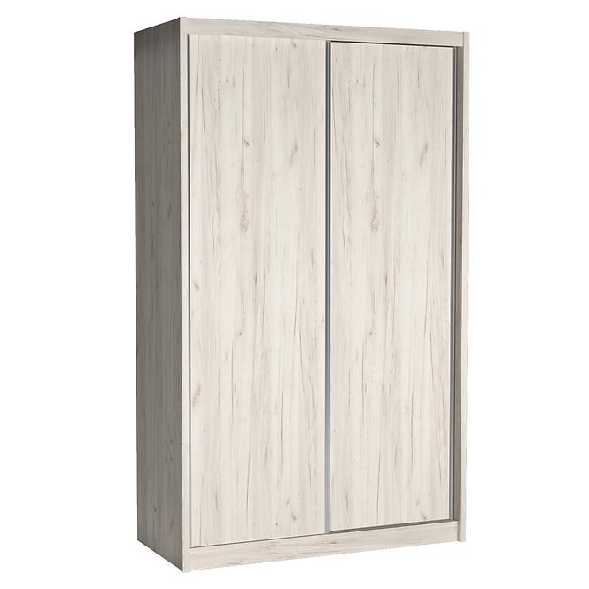 Schrank Karol 143cm Dub Craft Weiß