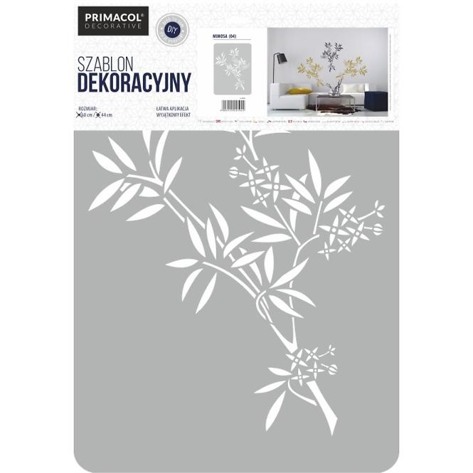 Dekorative Vorlage xxl 4 mimosa