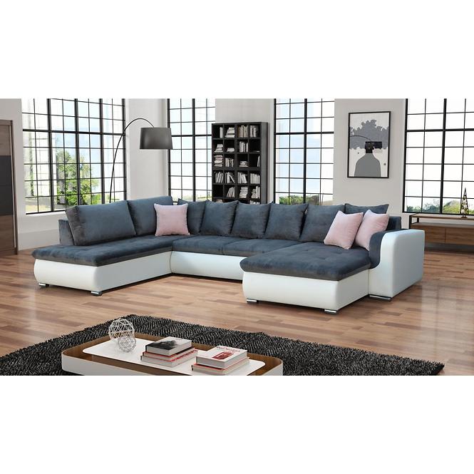 Ecksofa Fado U links Madryt 120+Orinoco 96+Malmo 61