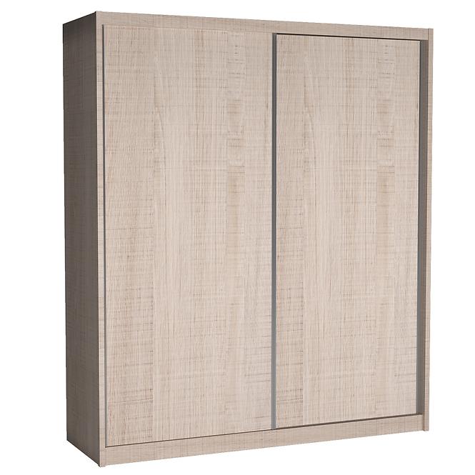 Schrank Maciej 208cm Eiche Santana