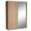 Schrank Maciej 180cm Spiegel Eiche Sonoma