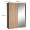 Schrank Maciej 180cm Spiegel Eiche Sonoma,2