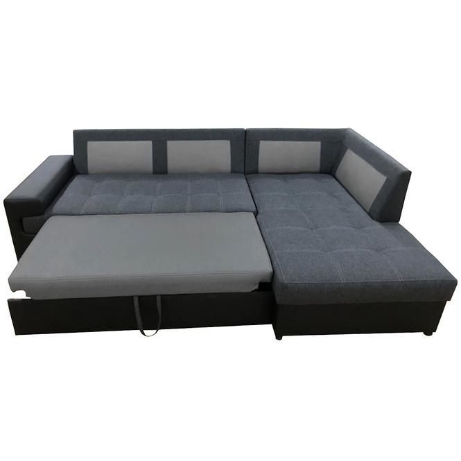 Ecksofa  Castello p alfa 13+alfa 21 sz/cz