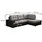 Ecksofa  Castello p alfa 13+alfa 21 sz/cz,2