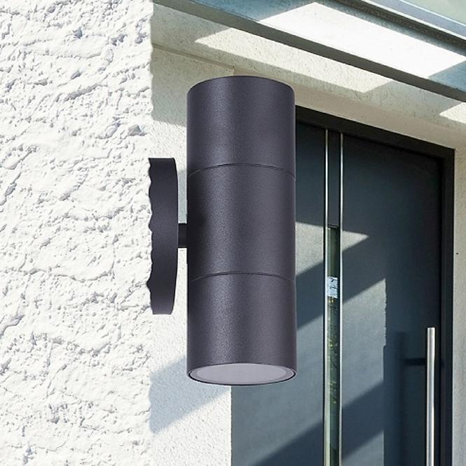 Lampe Olimp SG672B 2XGU10 Inox schwarz KDG16