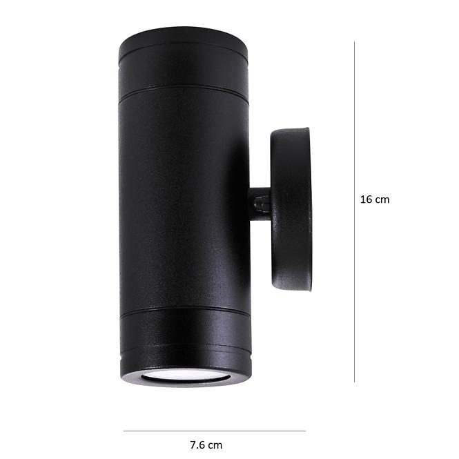Lampe Olimp SG672B 2XGU10 Inox schwarz KDG16