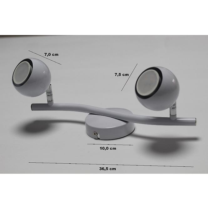 Lampe MARS 2 AS-8001-02-039C BIAŁY LS2