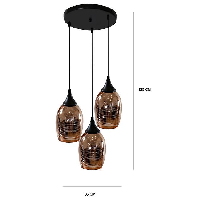 Lampe MARINA 33-51608 LW3 MĚDĚNÉ