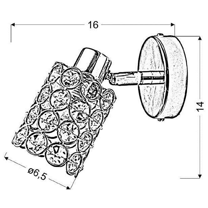 Lampe YORK 91-97388 CHROMOVANÉ K1
