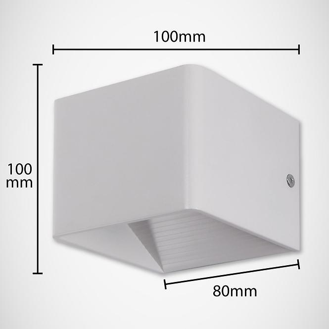 Außenleuchte RACA 00023 LED 5W BIELA 4000K K1,7