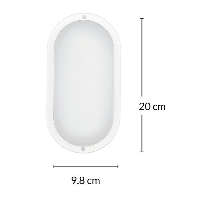 Lampe Aries Pl-Bo124k Oval 12w Ip54 Pl1