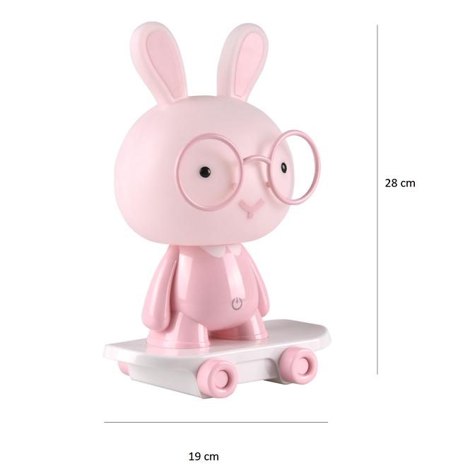 Lampe Kaninche LED 312761 rosa 2,5 W LB1