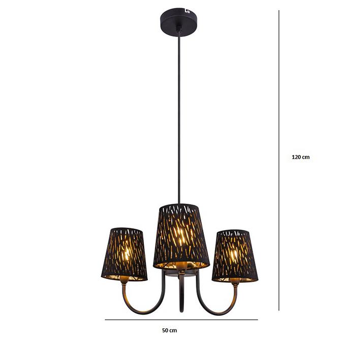 Leuchte 15264-3L BLACK LW3