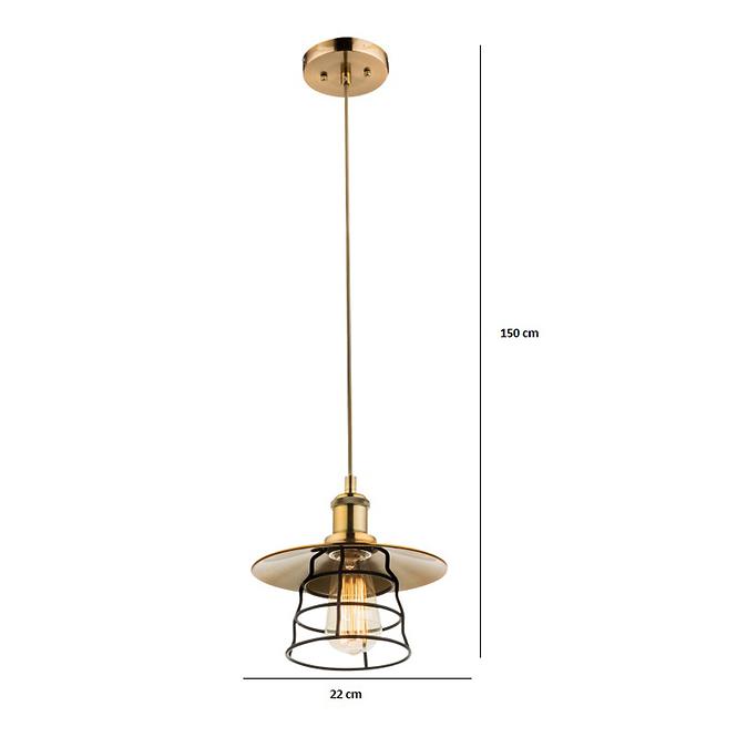 Leuchte 15086H GOLD LW1