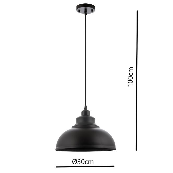 Leuchte W-106/300 BK LW1