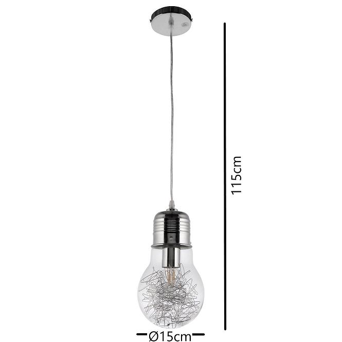 Leuchte W-601/1 CR+CLEAR LW1