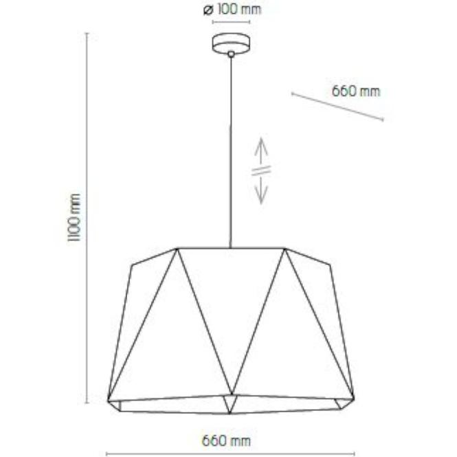 Lampe IVO 3129 BLACK/GOLD LW1