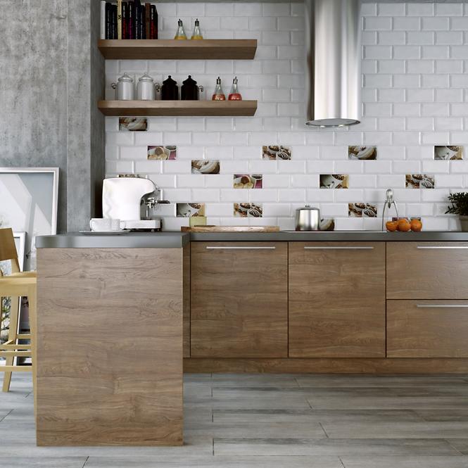 Wandfliese Tamoe Kafel bianco 9,8/9,8,2
