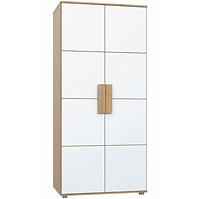 Schrank Arkina 91cm Weiß/Eiche Artisan