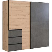 Schrank Winn 2 200cm Eiche Artisan/Beton
